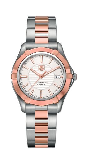 TAG Heuer Aquaracer 300M Calibre 5 40 Stainless Steel / Rose Gold / Bracelet